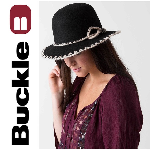 Buckle Accessories - 🍰CLEARANCE🍾 BUCKLE Wide Brim Wool Floppy Hat